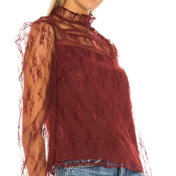 Tularosa Lizzie Top Cabernet size MD - Picture 3 of 5